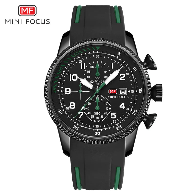 Elevate Your Style with the MINI FOCUS Electronic Quartz Men's Watch - Luminous, Water-Resistant, and Perfect for Every Adventure!