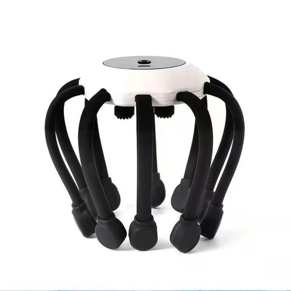 Revitalize Your Senses with the Octopus Claw Eight Claw Electric Head Massager – USB Charging Therapeutic Relaxation Tool