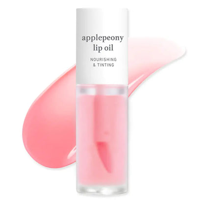 Nooni Korean Apple Lip Oil & Stain - Glossy, Long-Lasting Hydration in 13 Shades! Moisturizing Lip Care for a Plump, Transfer-Proof Finish