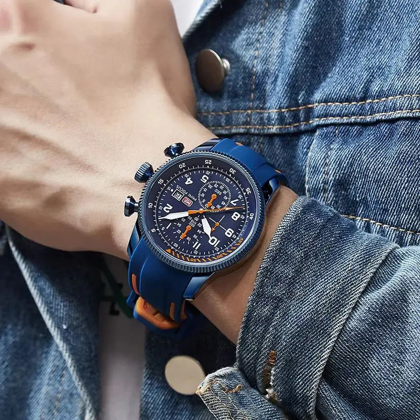 Elevate Your Style with the MINI FOCUS Electronic Quartz Men's Watch - Luminous, Water-Resistant, and Perfect for Every Adventure!
