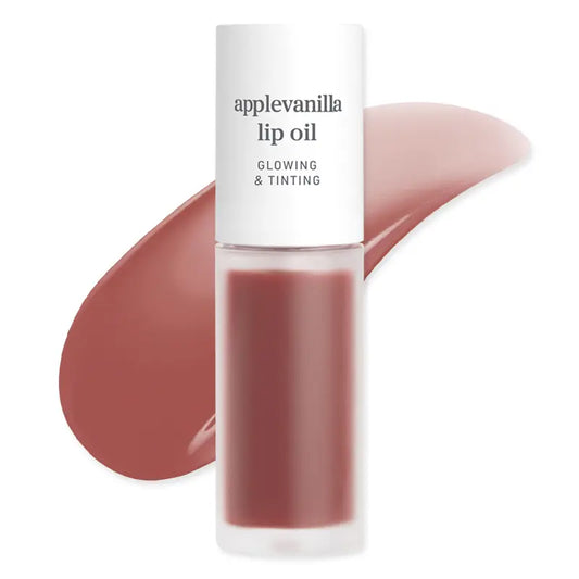 Nooni Korean Apple Lip Oil & Stain - Glossy, Long-Lasting Hydration in 13 Shades! Moisturizing Lip Care for a Plump, Transfer-Proof Finish