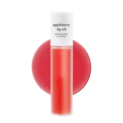 Nooni Korean Apple Lip Oil & Stain - Glossy, Long-Lasting Hydration in 13 Shades! Moisturizing Lip Care for a Plump, Transfer-Proof Finish