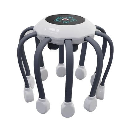 Revitalize Your Senses with the Octopus Claw Eight Claw Electric Head Massager – USB Charging Therapeutic Relaxation Tool
