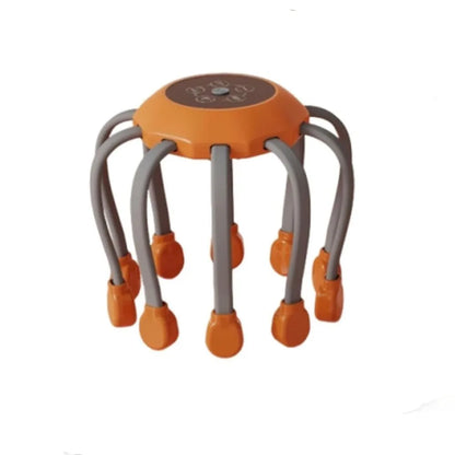Revitalize Your Senses with the Octopus Claw Eight Claw Electric Head Massager – USB Charging Therapeutic Relaxation Tool