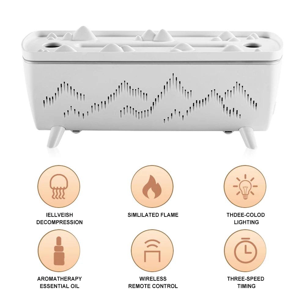 Essential Oil Diffuser with Timer Aroma Diffuser with Night Lights Aromatherapy Diffuser for Large Bed Room Home Office